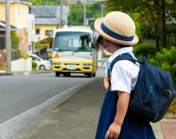 京都市内の幼稚園・保育園交通安全教室